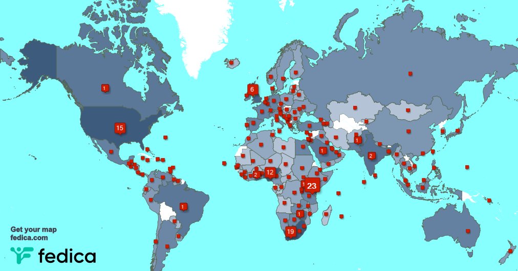 I have 7 new followers from Brazil 🇧🇷, and more last week. See fedica.com/!saxopolis