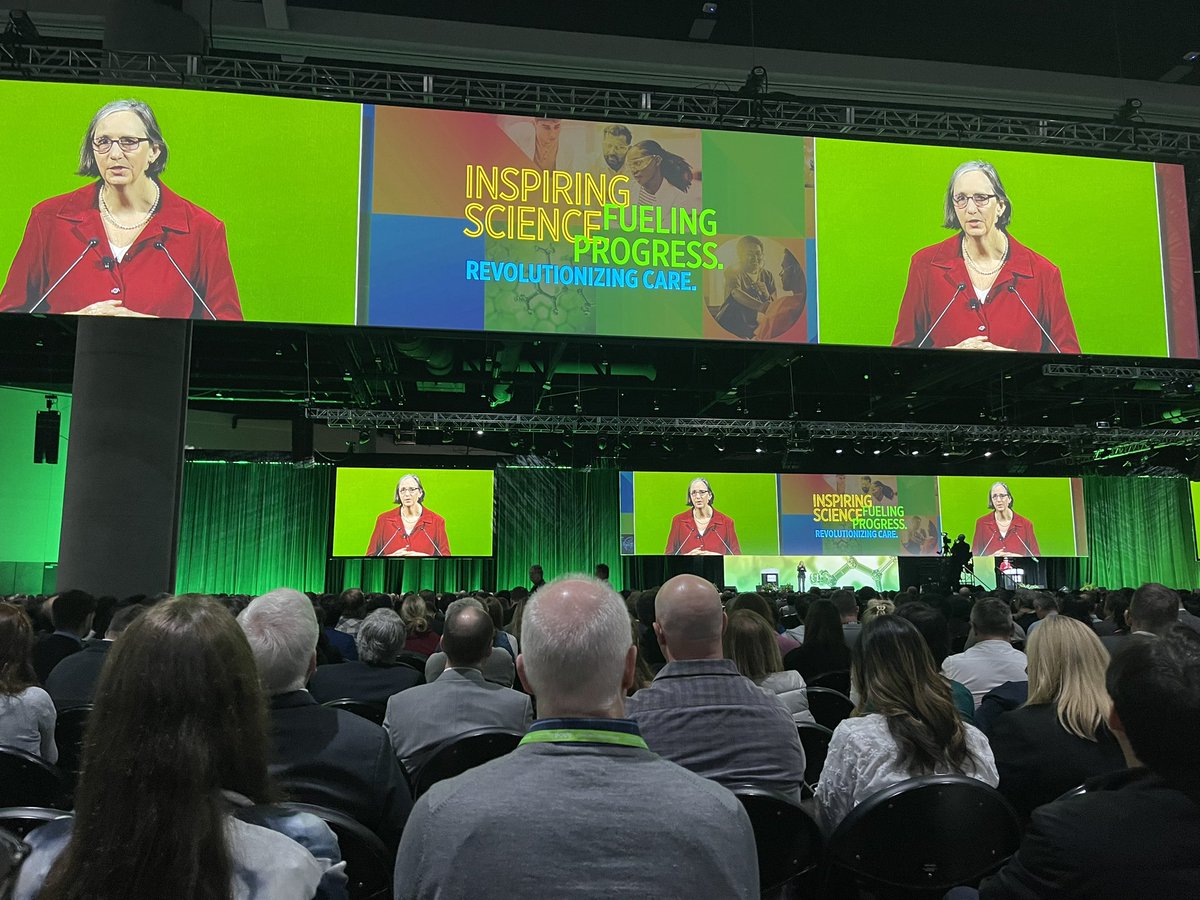 Dr Kimrym Rathmell, @NCIDirector on stage at #AACR24, celebrating the first 100 days leading the NCI. Such an inspiration and vision! #unstoppabletogether
