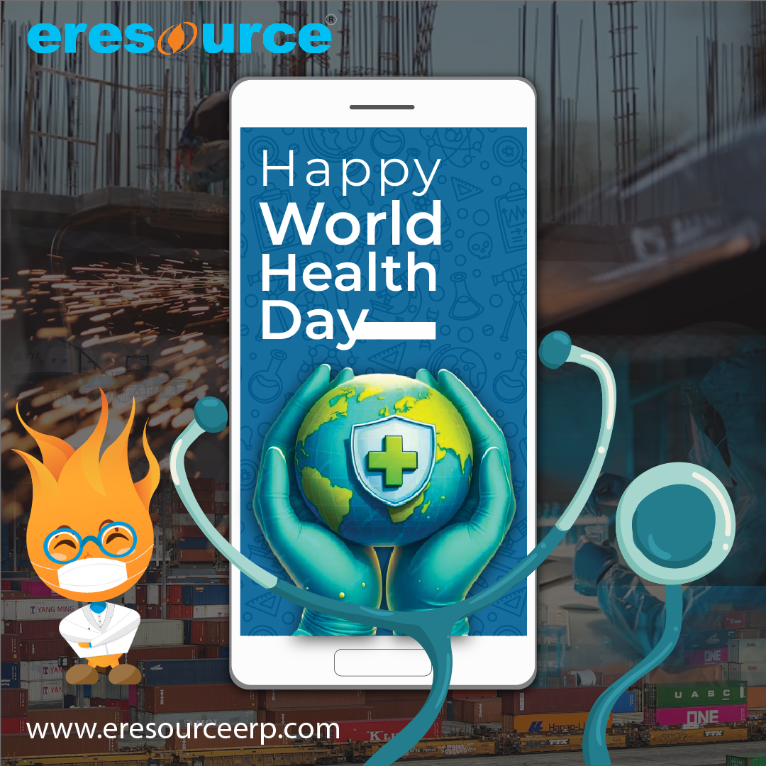 eresource Infotech wishes you all a Happy World Health Day! You can look and feel good if you have good health.

#WorldHealthDay #HealthForAll #StayHealthy #PublicHealth #FitnessMotivation2024 #MentalWellness2024 #selfcarematters #eresourceerpsoftware #erpsoftware #erpsystem #ERP