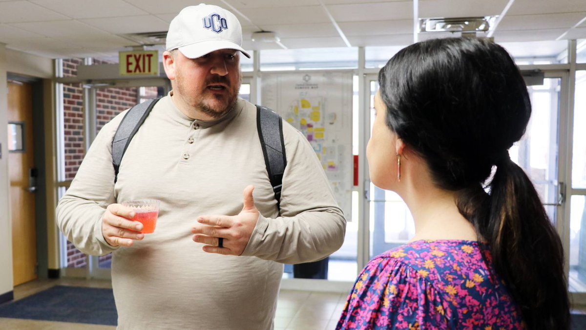 Here’s to health, joy and success for our students! UCO students raised their (non-alcoholic) glasses during Mocktail Hour, served up by our College of Business graduate programs. #UCOBusiness #UCOMBA #UCOMSBA