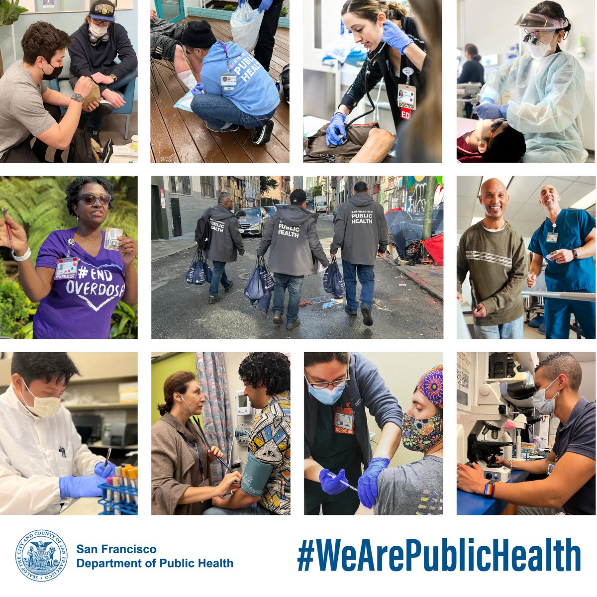From providing life-saving primary care across #SF; keeping our water and food safe; protecting the community from infectious disease; or upgrading #infrastructure for safer spaces – we provide quality care to everyone, no matter their situation. #healthequity #PublicHealthWeek