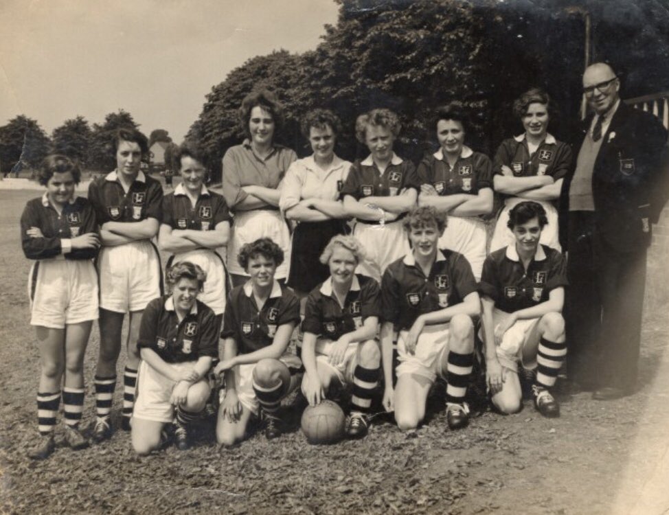 We were proud to have Corinthians Ladies as guests of honour at yesterday’s match. Corinthians Ladies unofficially represented England as far back as 1957. The team from Didsbury toured the World and won 50 trophies in 20 years all while Women’s football was banned by the FA.