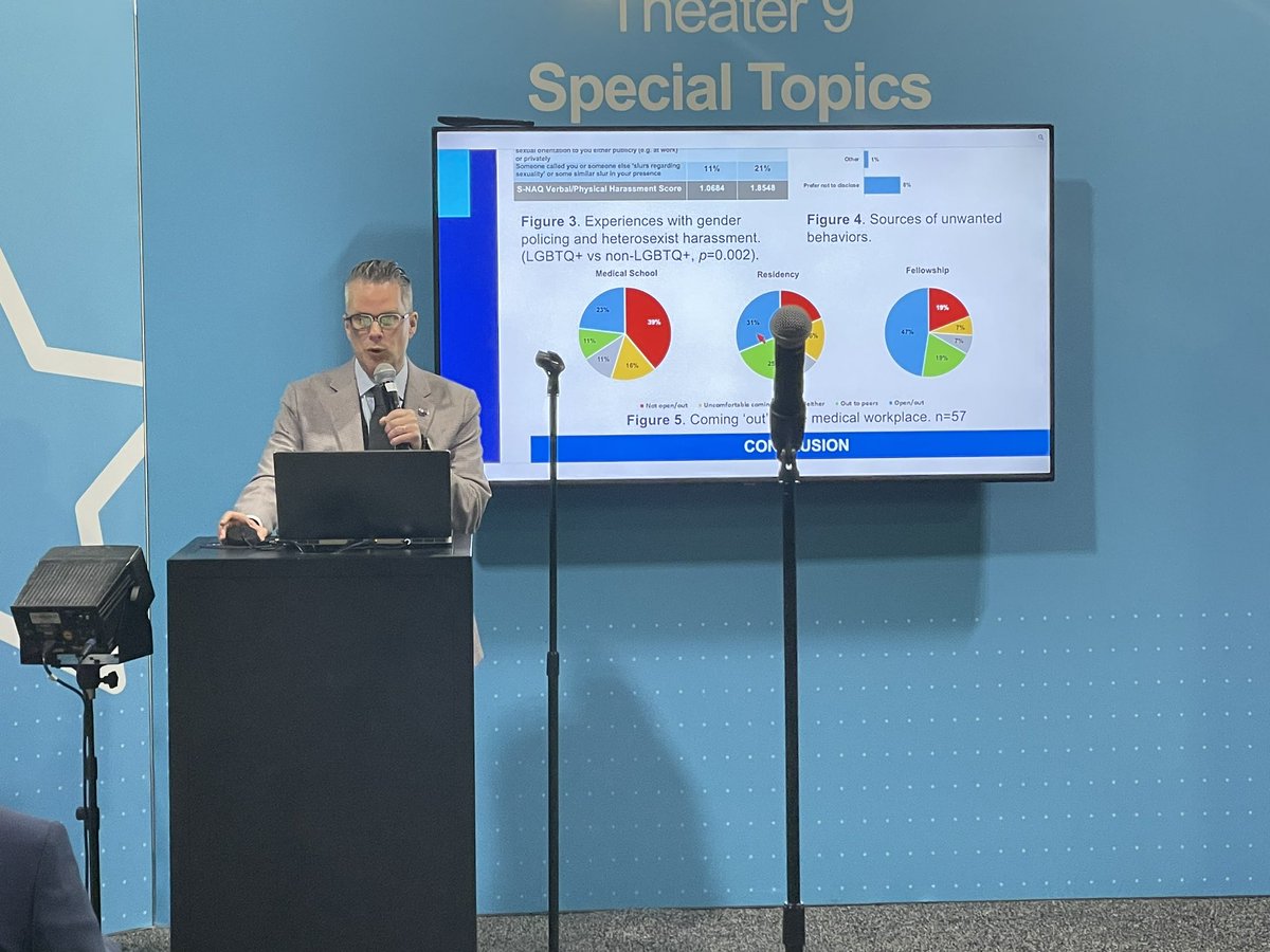 Interesting to learn about our LGBTQ+ cardiologists & fellow in trainings regarding their past experience during the training & current working environment as a gender minority. 👨‍⚕️👩‍⚕️🫀🏳️‍🌈🏳️‍⚧️ #ACCPride #ACCDiversity #ACC2024 @stephencookmd