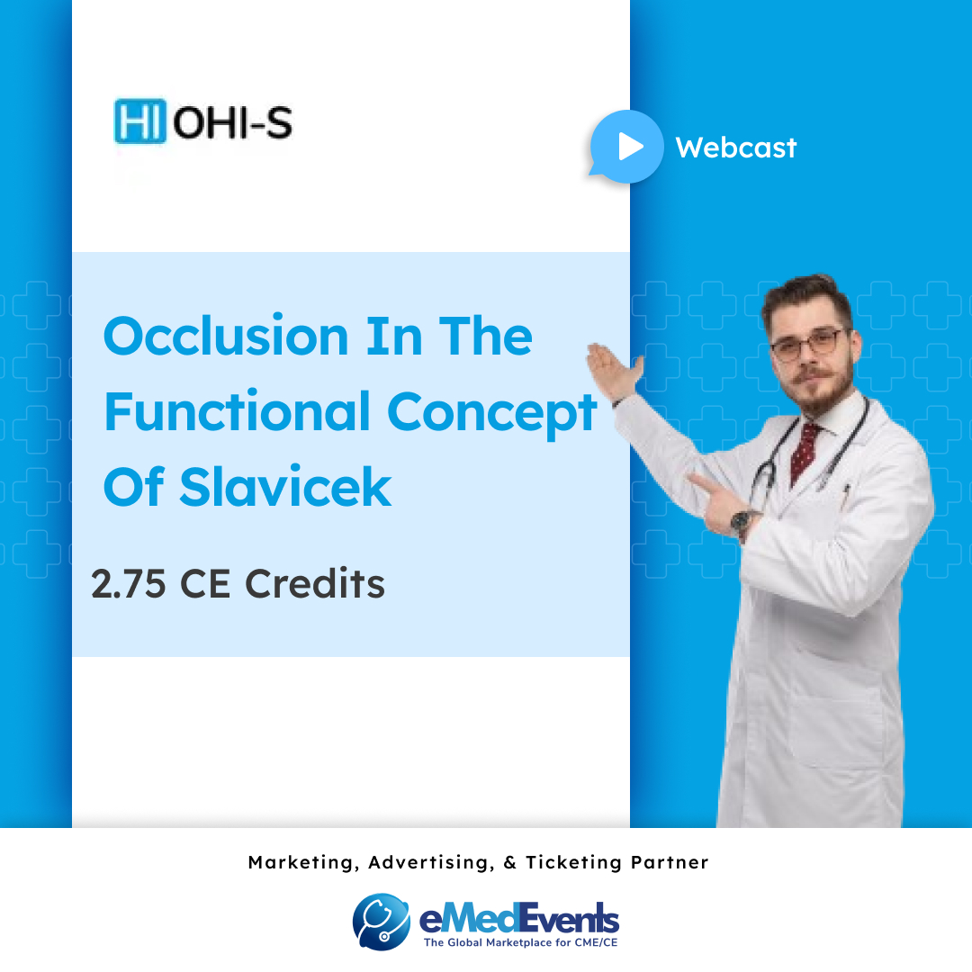 🦷✨ Calling all Orthodontics enthusiasts! Participate in this fascinating world of occlusion with Professor Gregor Slavicek! 

Register now- bit.ly/3J6U83R

#Orthodontics #ContinuingEducation #Dentist #orthodontist #Dentistry #webcast #CME #CE #meded #eMedEvents