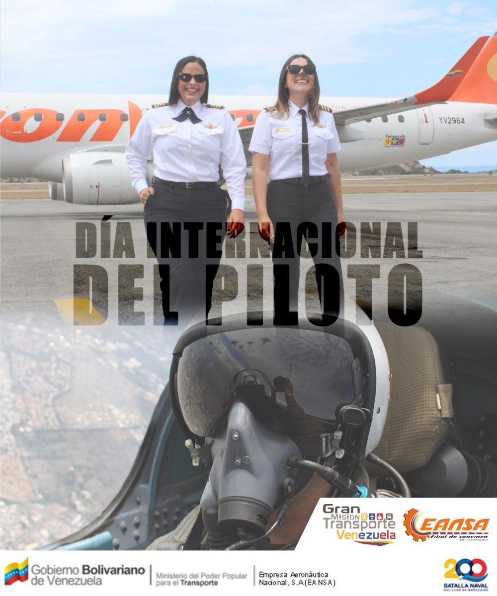 Hoy #7Abr rendimos homenaje a esos valientes que surcan los cielos, llevando a millones de personas a sus destinos. Gracias por mantenernos seguros y hacer posible que nuestros sueños despeguen

¡Feliz Día Internacional del Piloto! 👩‍✈️👨‍✈️✈️