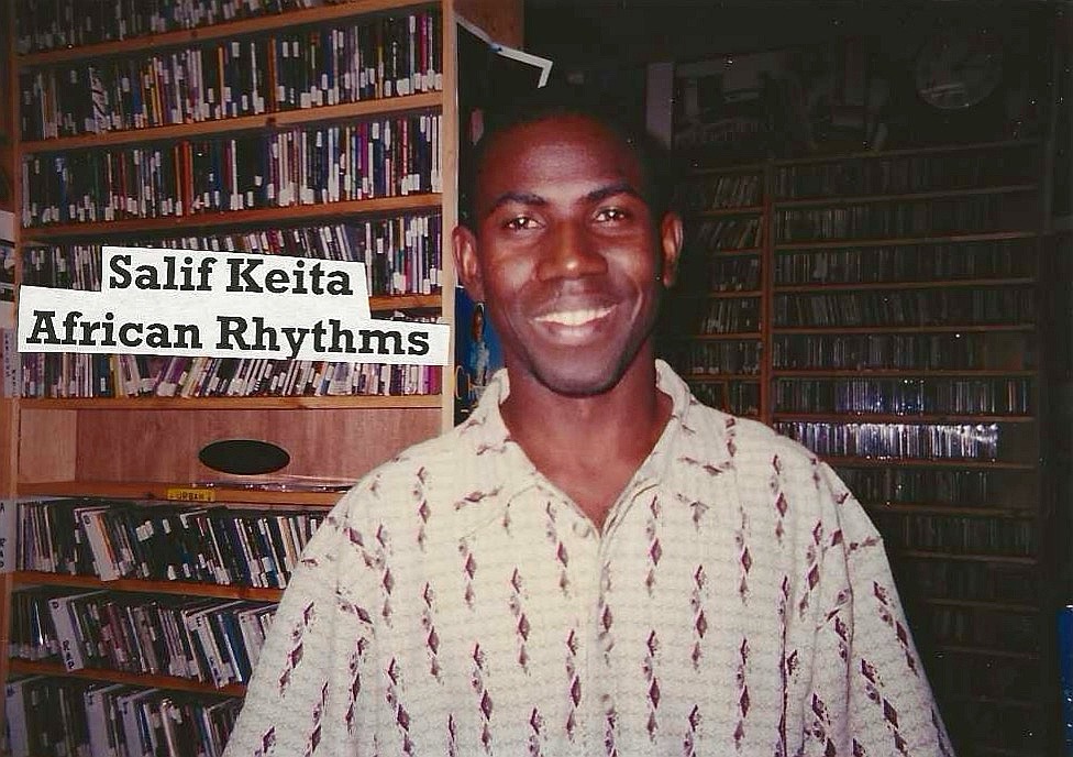 Running a community radio station requires community funds. The Spring Drive is on, and we're ready to take your call! Check out the sweetest photo of baby Salif Keita of African Rhythms in our iconic Music Library circa 2002/03. 612-375-9030 or kfai.org/donate.