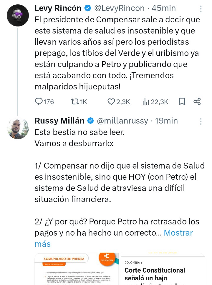 SoyCruzado83's tweet photo. @LevyRincon Cuentame más gran malparid0, te callan la malparid4 boca y sales bloqueando. Se nota la mierd4 que tienes de cerebro que no tienes la capacidad de afrontar con argumentos. Vales mond4 arrodillado de mierd4. https://t.co/HhSt0PUr0u