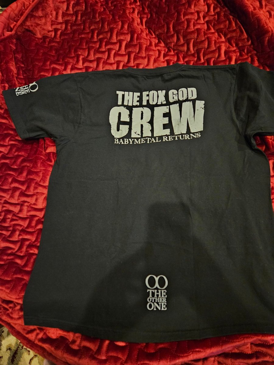 激レア！BLACK BABYMETAL FOX GOD Tシャツ サイズXL