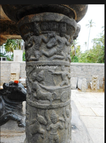 sri arkeshwarar temple at hale alur in chamrajnagar district was built by ganga king butuga for his victory over cholas in the battle of takkonam , the pillars of nandhi mandappa has a carved scenes of the battle .