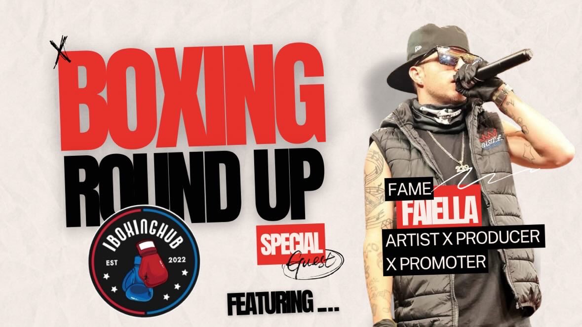 Tune in today at 3:30PM EST / 7:30PM GMT I’ll be Live with @iboxinghub in London 🇬🇧 🥊 🔥#famefaiella #iboxinghub Stream it live on @youtube 𝕿𝖍𝖊 𝖇𝖔𝖝𝖎𝖓𝖌 𝖗𝖔𝖚𝖓𝖉 𝖚𝖕 #london #uk 

youtube.com/live/B-m-Xx-UT…