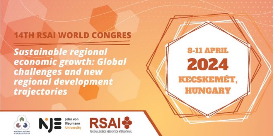 On my way to the 14th RSAI Conference in Kecskemét ✈️ #regionalscience #sustainablegrowth 🇭🇺