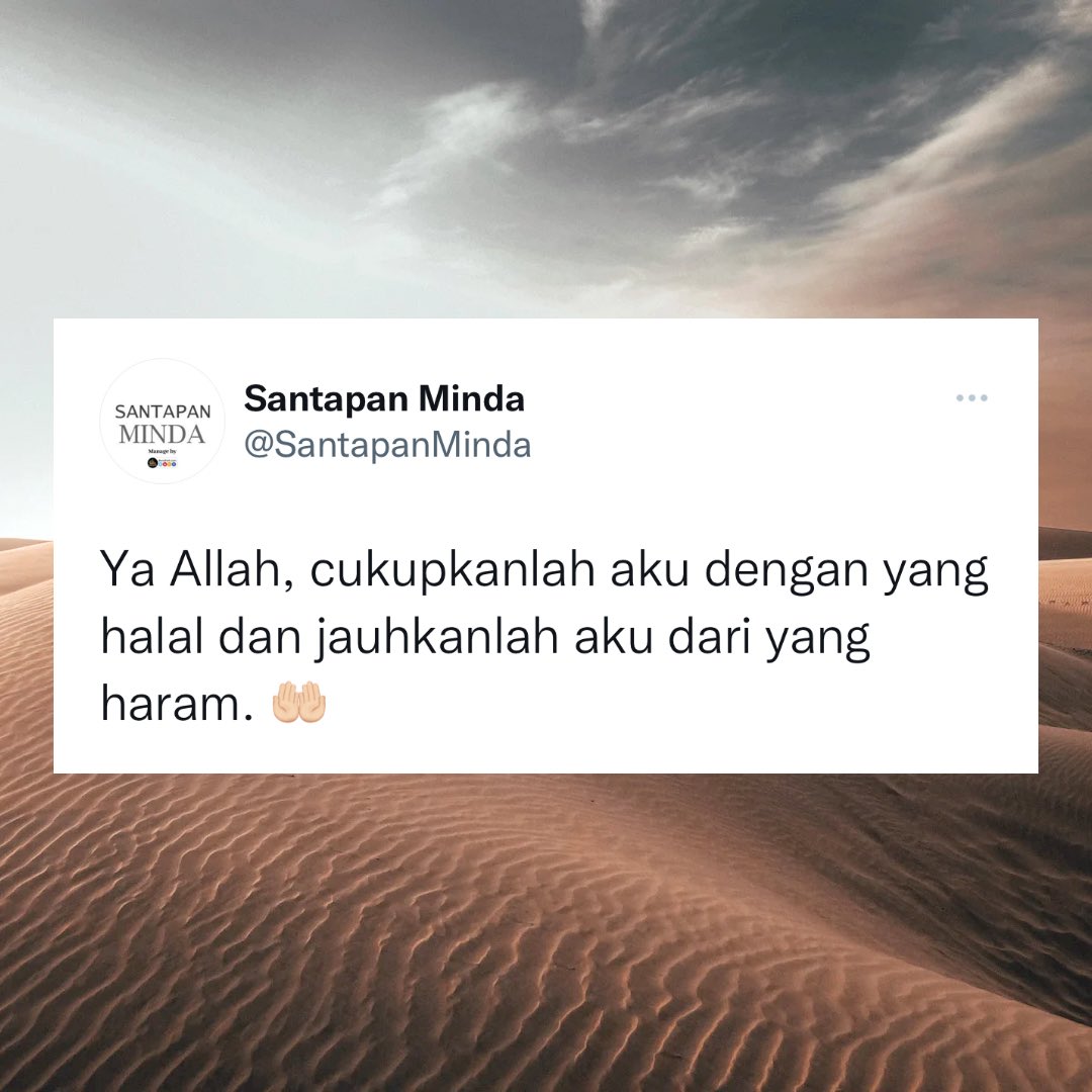 SantapanMinda's tweet photo. amin https://t.co/xrwg3r4mCJ