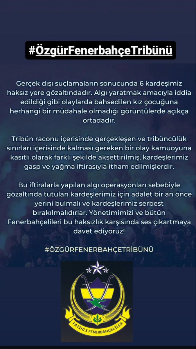 #ÖzgürFenerbahçeTribünü #Fenerbahce #tirbün #kurulanitifakları