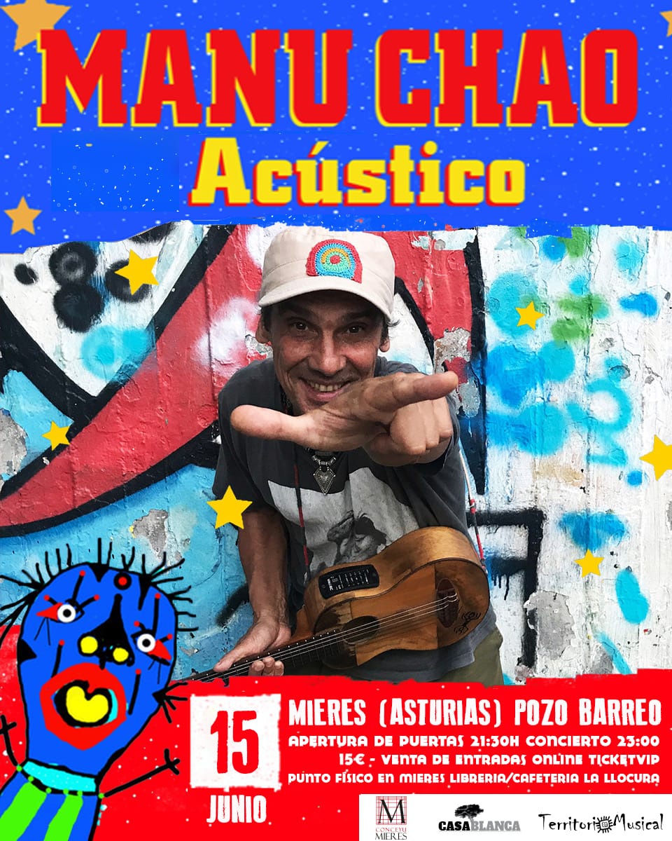 La Llocura (@lallocura) on Twitter photo Ya nun tenemos entraes pal concierto de Manu Chao. Podéis sacales en ticketvip.es @mierescultura <a href="/manuchao/">Manu Chao</a>  #sanxuan2024 Ya nun tenemos entraes pal concierto de Manu Chao. Podéis sacales en ticketvip.es @mierescultura <a href="/manuchao/">Manu Chao</a>  #sanxuan2024