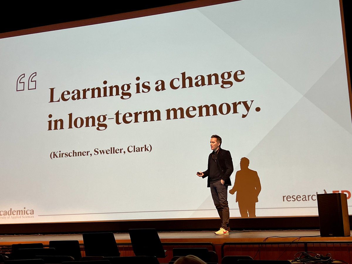 .@C_Hendrick’s keynote at @researchED_US was astoundingly good. I caught most of it on video… Sorry that it’s in Tweetable chunks, but I promise that it’s worth the headache of pressing Play a few times. What is learning, Carl asks?