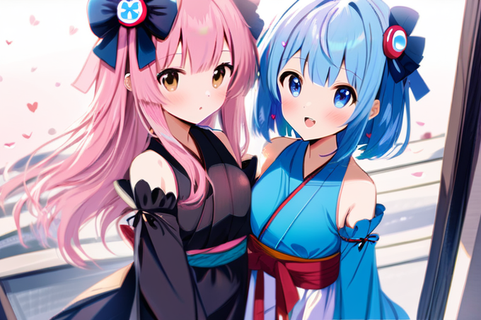 最近何かと話題に上がる事の多い生成AI試してみたよ! いろんな画風の画像を簡単に出力できるのはいいんだけど人間の介在する余地が少なくて結構不自由。 最初の感想はイラストを作るというより１００枚単位で画像作ってその中から選別する検品作業みたいな感覚でした。<a href="/tag/%E3%81%8F%E3%81%BE%E3%81%A1%E3%82%83%E3%82%93%E3%82%A2%E3%83%BC%E3%83%88"class="tags"><span>#くまちゃんアート</span></a><a href="/tag/%E5%A4%A2%E9%9F%B3%E7%B5%90%E3%83%9E%E3%82%A4"class="tags"><span>#夢音結マイ</span></a>