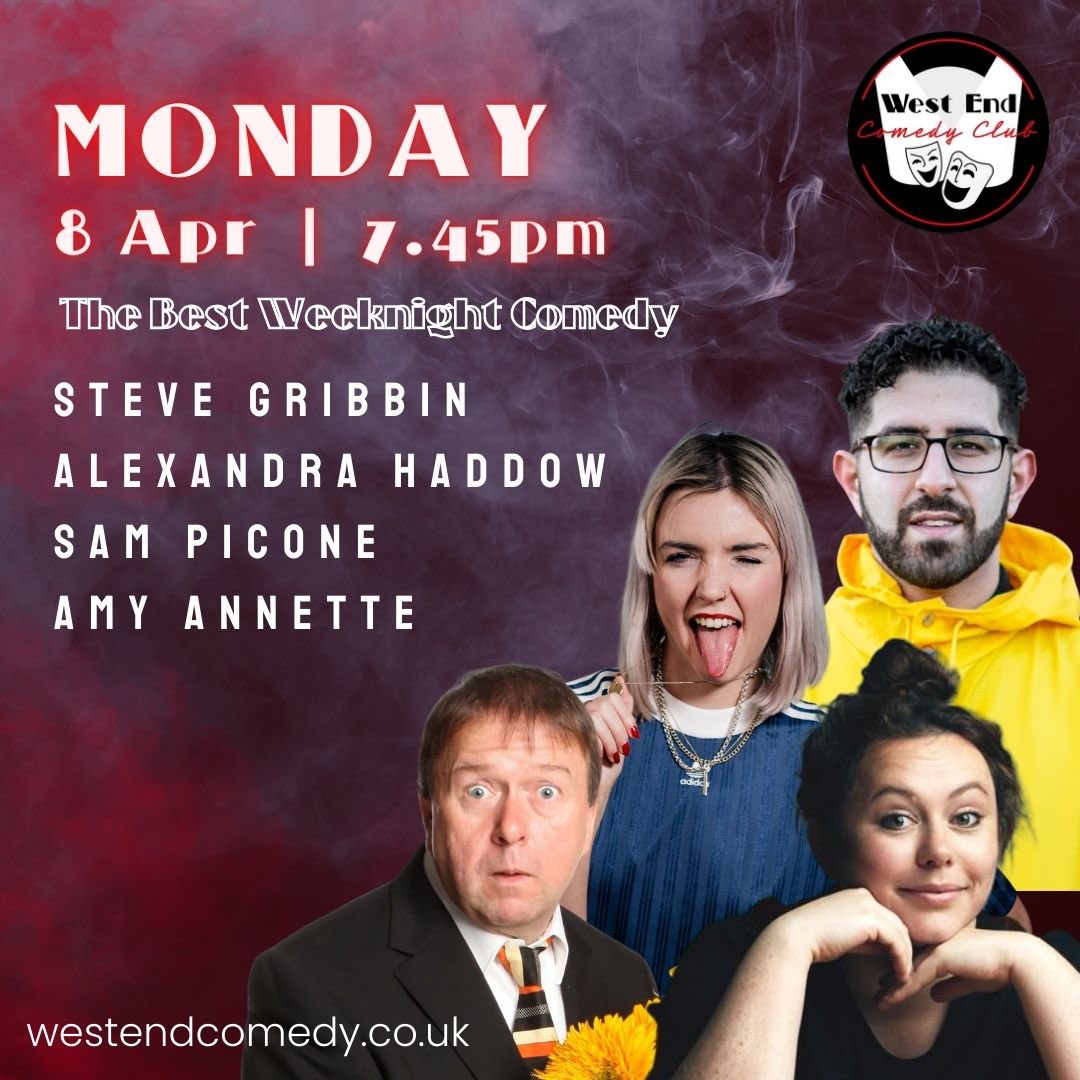 🚂 Tube strikes called off and a stellar lineup! Join us Monday night for a hilarious night of standup comedy… Tickets ➡️ westendcomedy.co.uk/shows/live-sta…