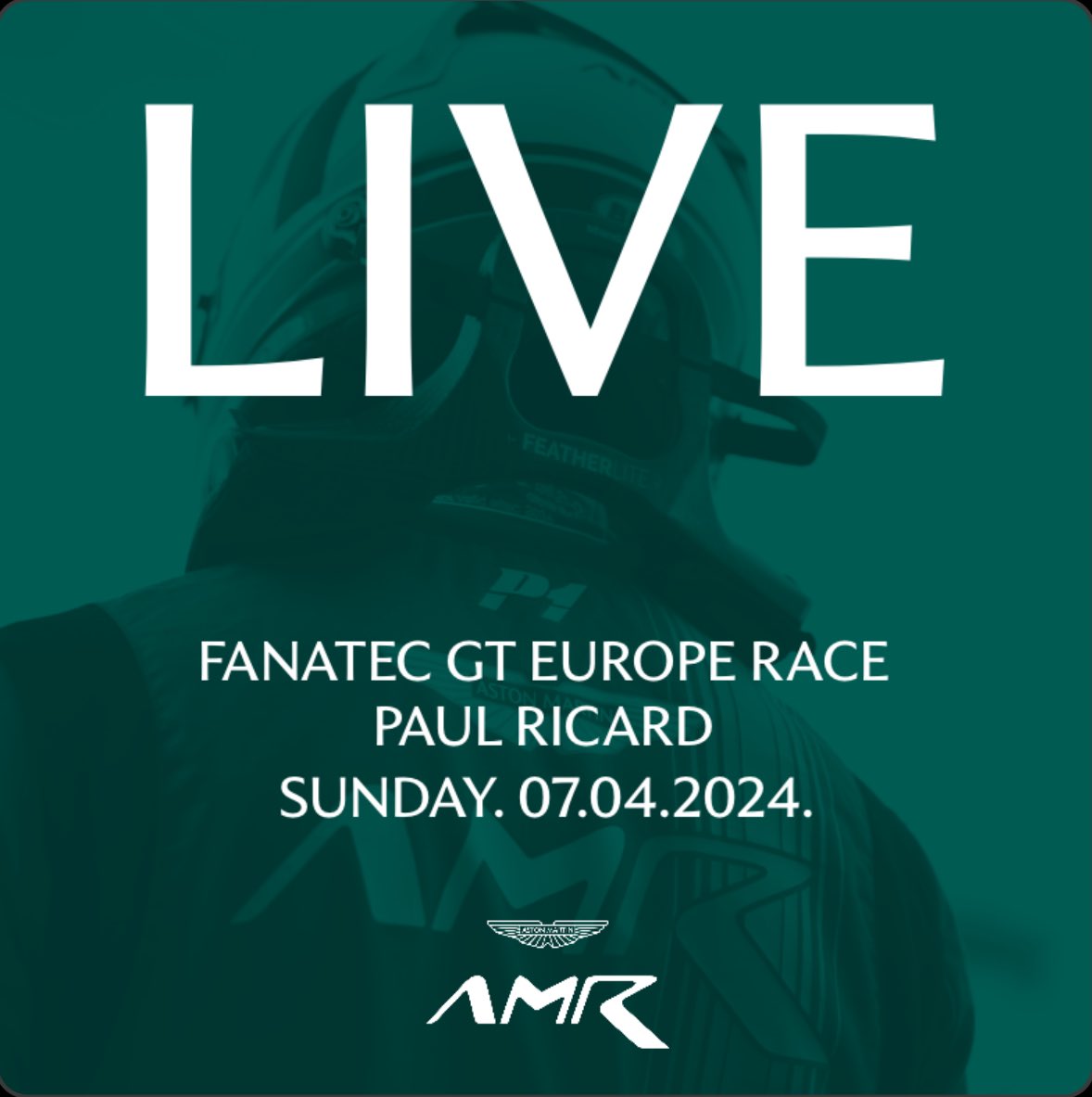 The opening round of the Fanatec GT World Challenge Europe takes place at Paul Ricard today. You can follow the fortunes of our seven Aston Martin Vantage GT3s here: 💻⏱️🎙️gt-world-challenge-europe.com/watch-live #AstonMartin #Vantage #GTWorldChEu