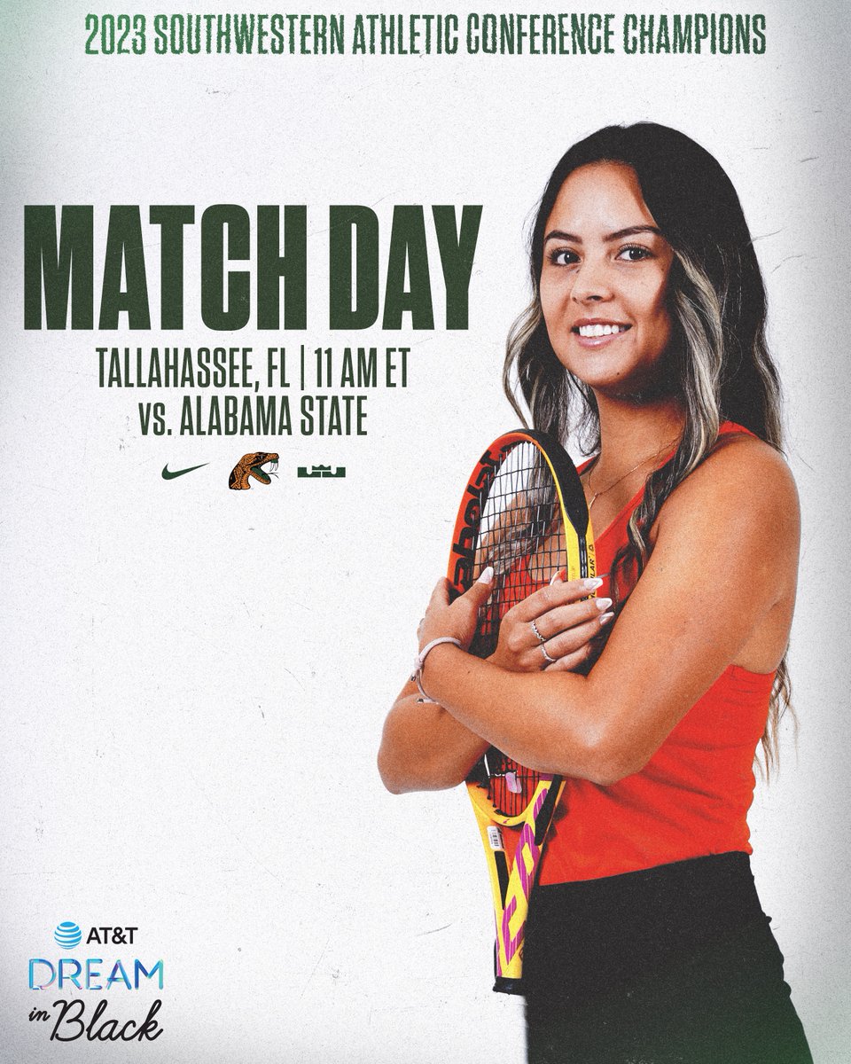 𝗠𝗔𝗧𝗖𝗛 𝗗𝗔𝗬 Rattlers host Alabama State on senior day with an opportunity to claim a share of the SWAC regular season championship. Rattlers will also recognize Susan Salinas before the match starts. ⌚️ 11 AM ET #FAMU | #FAMUly | #Rattlers | #FangsUp 🐍
