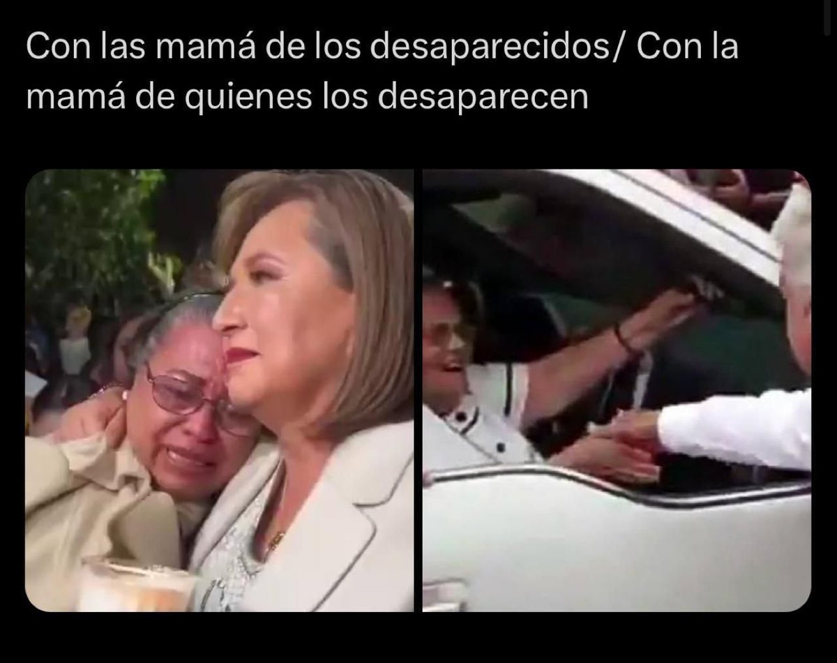 #XochitlGalvez está con las #MadresBuscadoras.