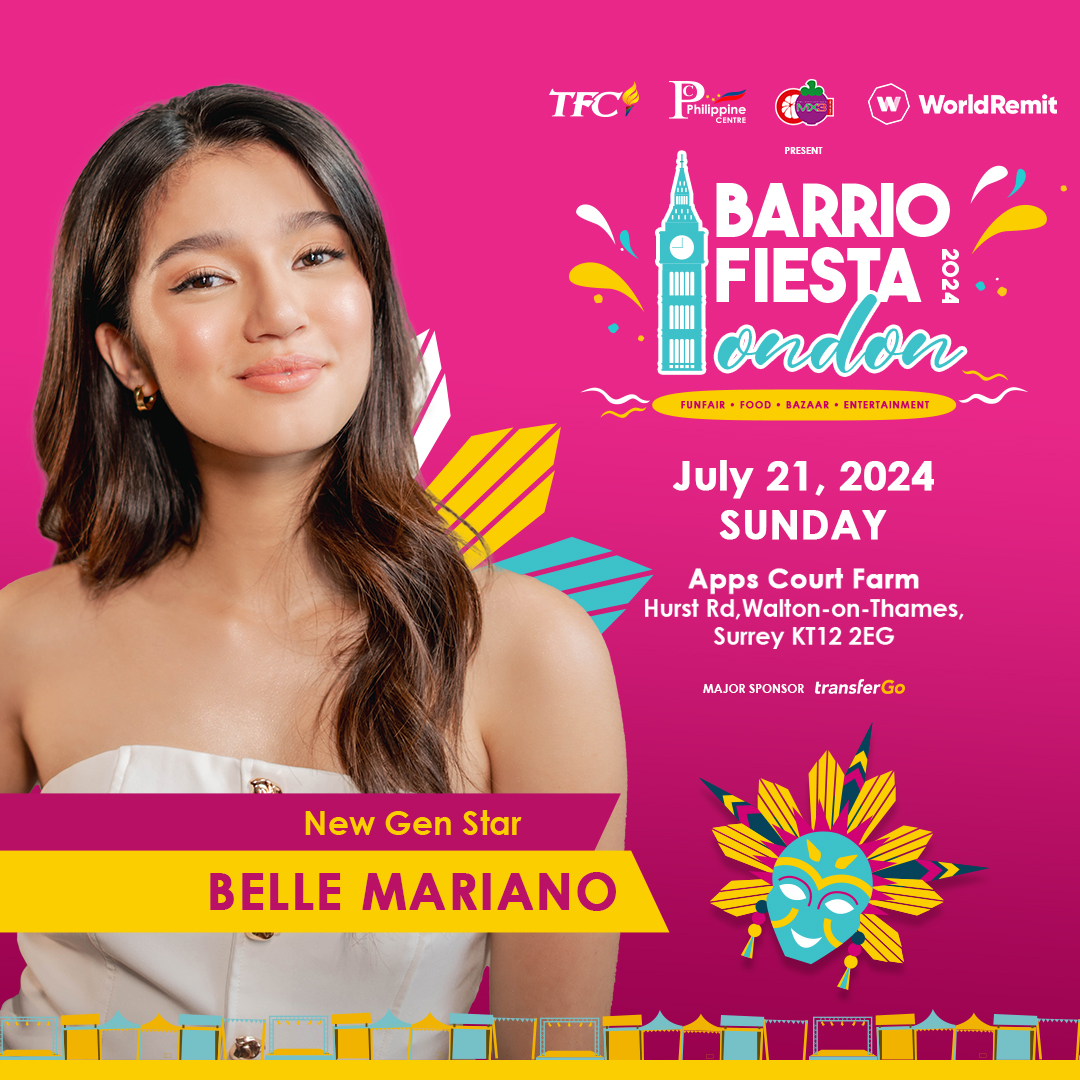 Mas pinasayang Barrio Fiesta ang sasalubungin ninyo lalo na't kasama natin ang New Gen Star na si Belle Mariano! GRAB YOUR TICKETS TODAY! We have STUDENT DISCOUNTS and FAMILY/BARKADA BUNDLE promos para lahat happy! 🥰 bit.ly/BarrioFiestaLo… #BarrioFiestaLondon2024