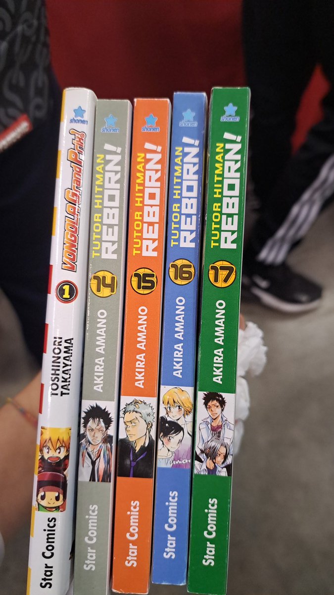 AAAA I GOT VOLUMES 14-17 PLUS THE FIRST VOLUME OF VONGOLA GRAND PRIX!!