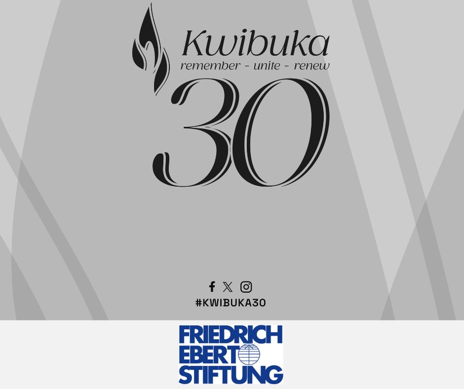 Today FES stands in solidarity with the Rwandans as we mark the 30th commemoration of the Genocide against the Tutsi. #Kwibuka30 @FESonline