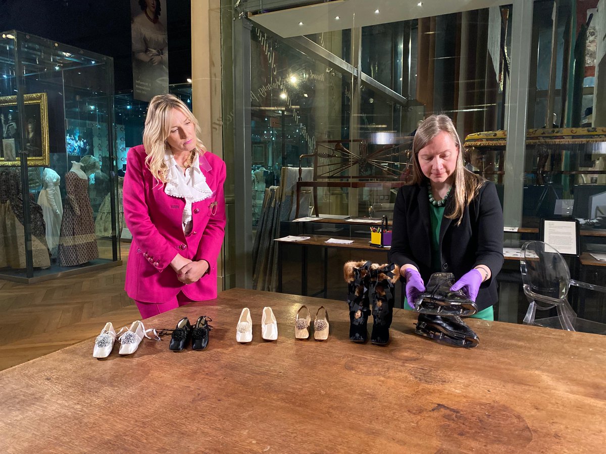 Join us for a tour of @TheBowesMuseum's fashion and textile gallery from 12.15. In this special episode, @hawley_caroline sees examples of exquisite lace, shoes and garments from the 17th to the 20th centuries.