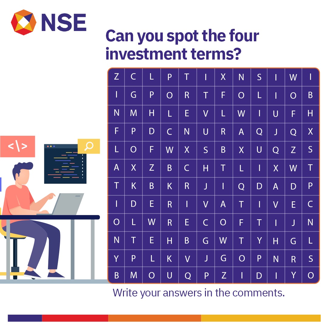 Comment your answers below and share this puzzle with your friends! 
Happy solving! 

#NSE #StockMarket #Crossword #Puzzle #ShareMarket #StockMarket #InvestorEducation