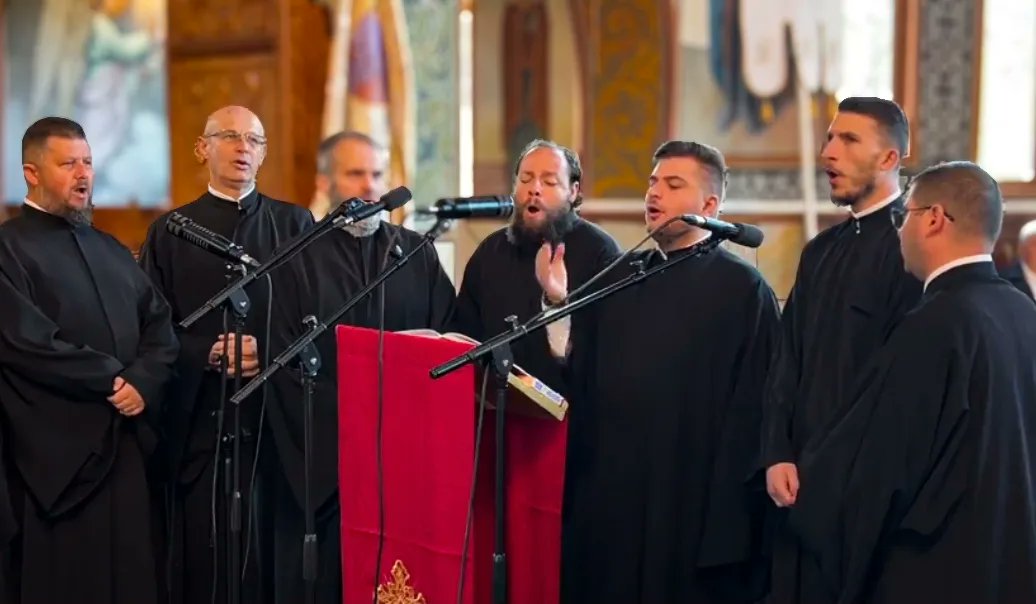 ByzantineChoir's tweet photo. 7 aprilie 2024 | Sfânta Liturghie arhierească la Parohia Ortodoxă „Pogorârea Sfântului Duh” din Baia Sprie, Protopopiatul Baia Mare, județul Maramureș 
#eormmsm https://t.co/lwpK4mM3eD