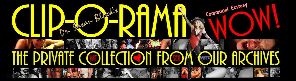 At CLIP-O-RAMA there are no actors or scripts. These awesome clips are taken directly from the incredible REAL action of the @drsuzy Show, compiled for you to enjoy, over and over again. Don't miss out. Go to Clip-O-Rama.com today! You'll be glad you did. #xxxtheater