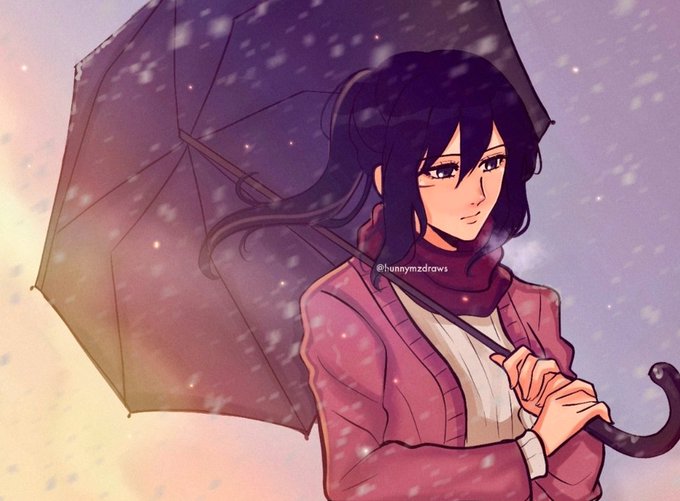 「long hair snow」 illustration images(Latest)｜2pages