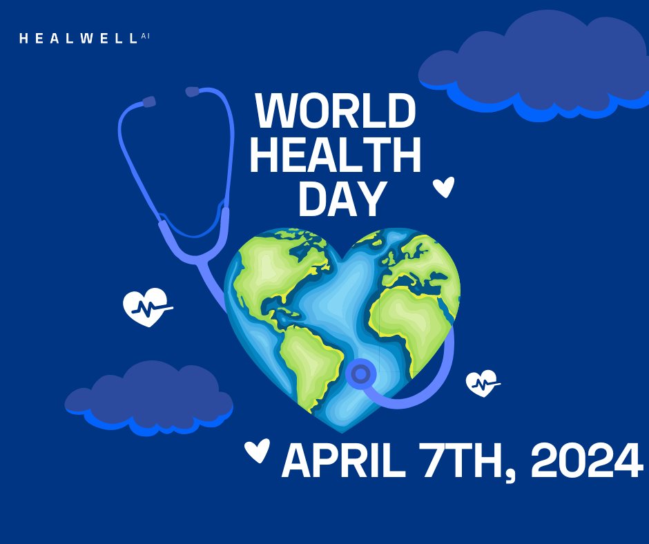Marking #WorldHealthDay with a commitment to enhancing health care worldwide. At HEALWELL AI, we innovate for the health of tomorrow. Join us in promoting a healthier planet. #HealthTech #GlobalWellness

healwell.ai
