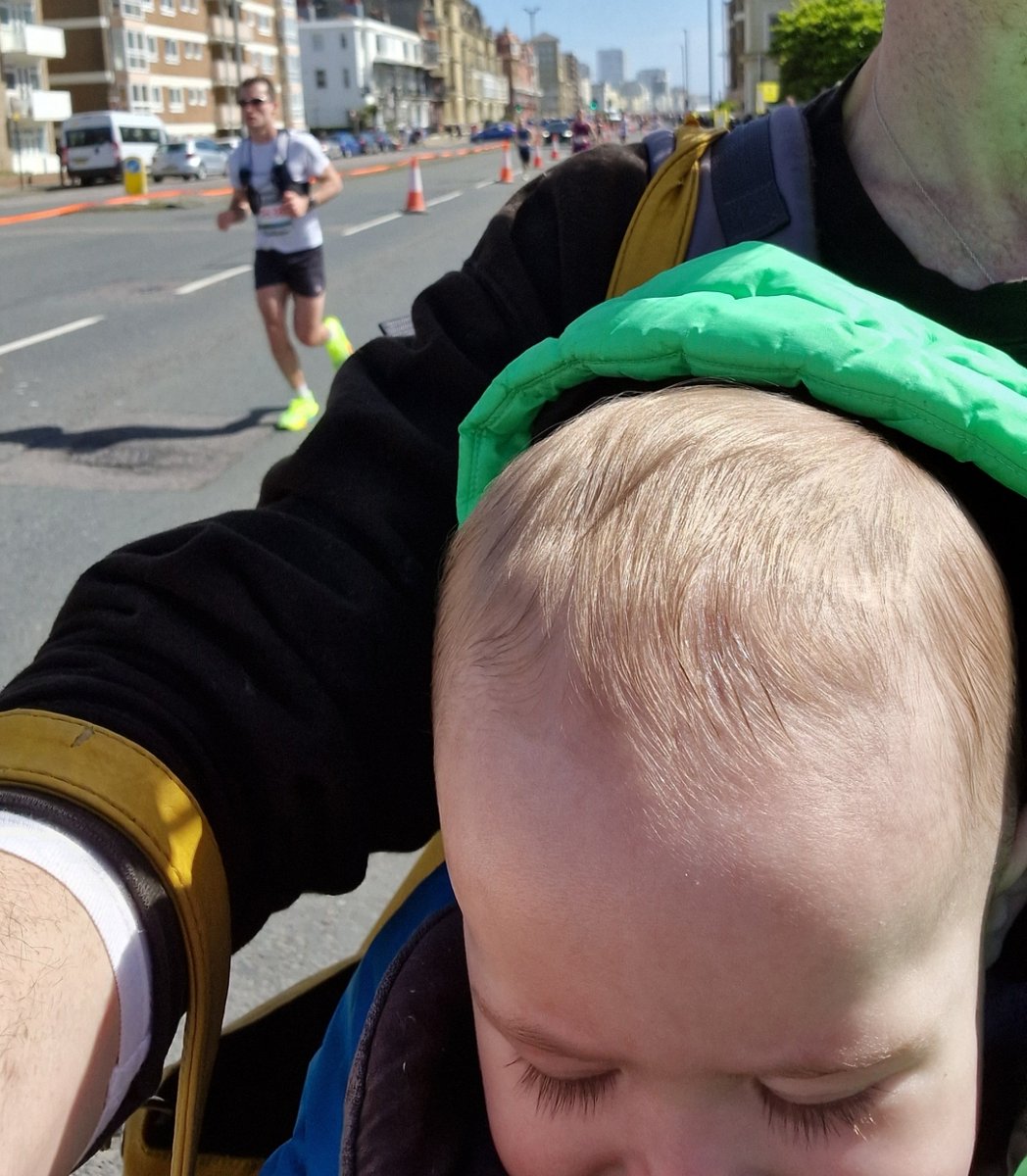 we just beat this guy to win the Brighton Marathon, cant believe we actually did it! #sportstrivia #fact #brightonmarathon