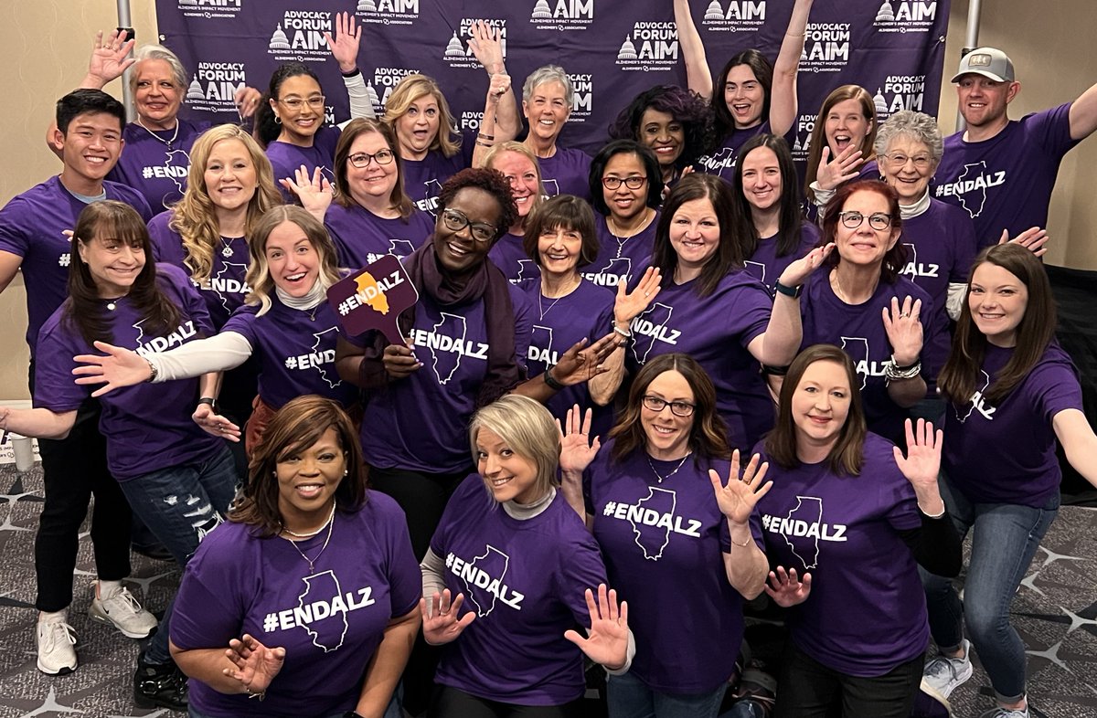 Our iconic purple shirts are D.C. bound! Join us in cheering on our IL advocates who are heading to #AlzForum to ask their members of Congress to
✅ Reauthorize the #NAPAAct, #AlzInvestmentAct & #BOLDAlzheimersAct
✅ Increase Alzheimer’s research funding
✅ Support the #AADAPTAct