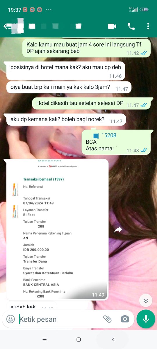 anggianrealnew's tweet photo. Makasih yah buat ClientΒ² Anggi, yg Hari ini udah bo Anggiππ»π
Oya Makasih juga yah yg tadi Sore udah bo Anggi dan bawain Anggi cemilan ππ»π€
Semoga kalian semua sehatΒ² selalu dan Lancar selalu yah Rejeki π«Άπ»πΉ
#botebet #bojaksel #availtebet #AvailJaksel #tebet #jaksel https://t.co/forSfoaejX