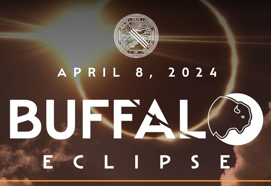 Tomorrow is Eclipse Day! All @ErieCountyNY offices will be closed for the day. All @ErieCountyParks will be open for your viewing pleasure. As long as it is not cloudy any location will give you the same view as others. Let's keep our fingers crossed for clear skies 🤞🏻