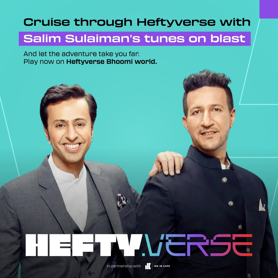 Gear up for a sonic safari! Blast off in Heftyverse's Bhoomi world where Salim-Sulaiman's music takes you on an unforgettable adventure. Play now!

(Sonic safari, Heftyverse Bhoomi, Salim-Sulaiman, music, adventure, Bhoomi world)

#HeftyverseBhoomiWorld #SalimSulaiman