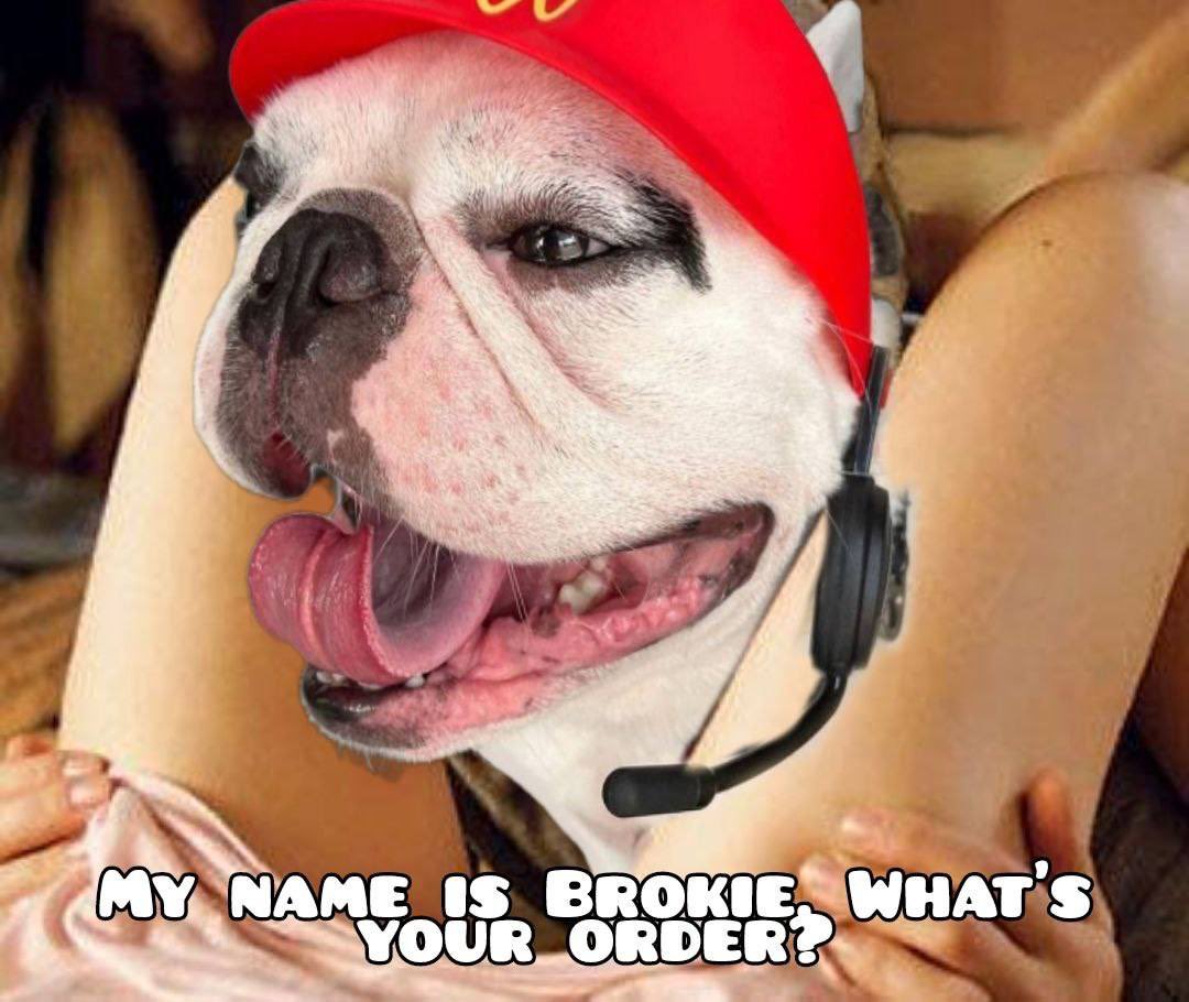 Example of brokie meme art