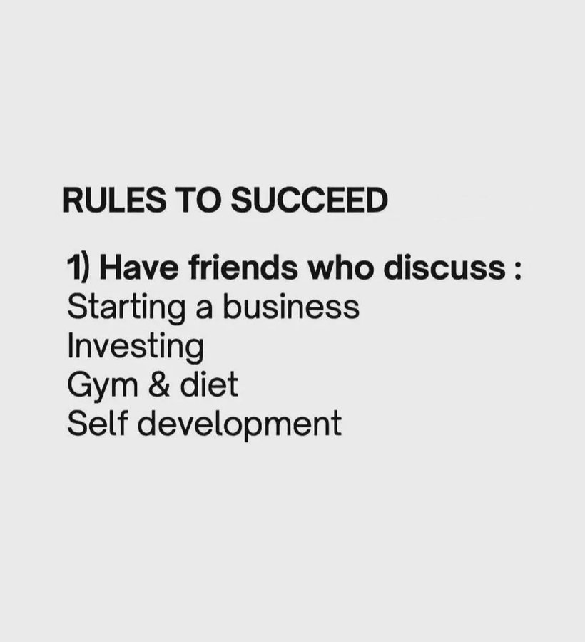 8 Rules to succeed in 2024: 1.