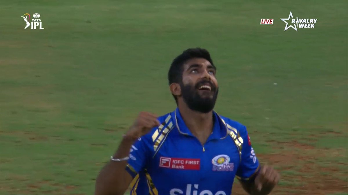 CricCrazyJohns's tweet image. Bumrah: 3-0-14-2 so when total score is 378 runs from 35 overs by two teams. 🤯⭐