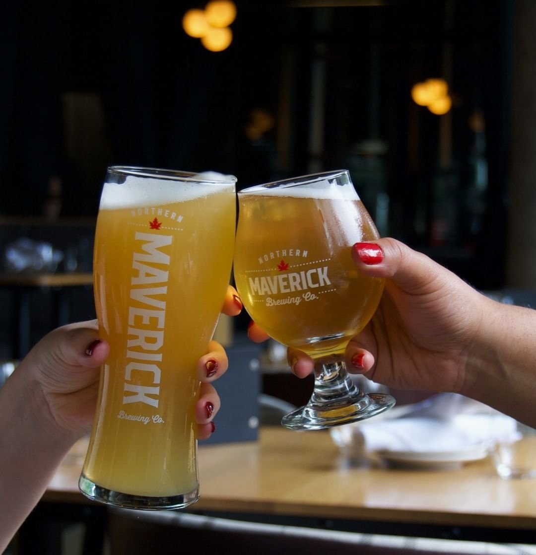 Cheers to #nationalbeerday with local craft brewery Northern Maverick. Enjoy with your meal at Crave restaurant, Spirits Bar & Lounge or through in-room dining @Sheraton Parkway. Also available at the LCBO or pick up from their brewery. Northernmaverick.ca