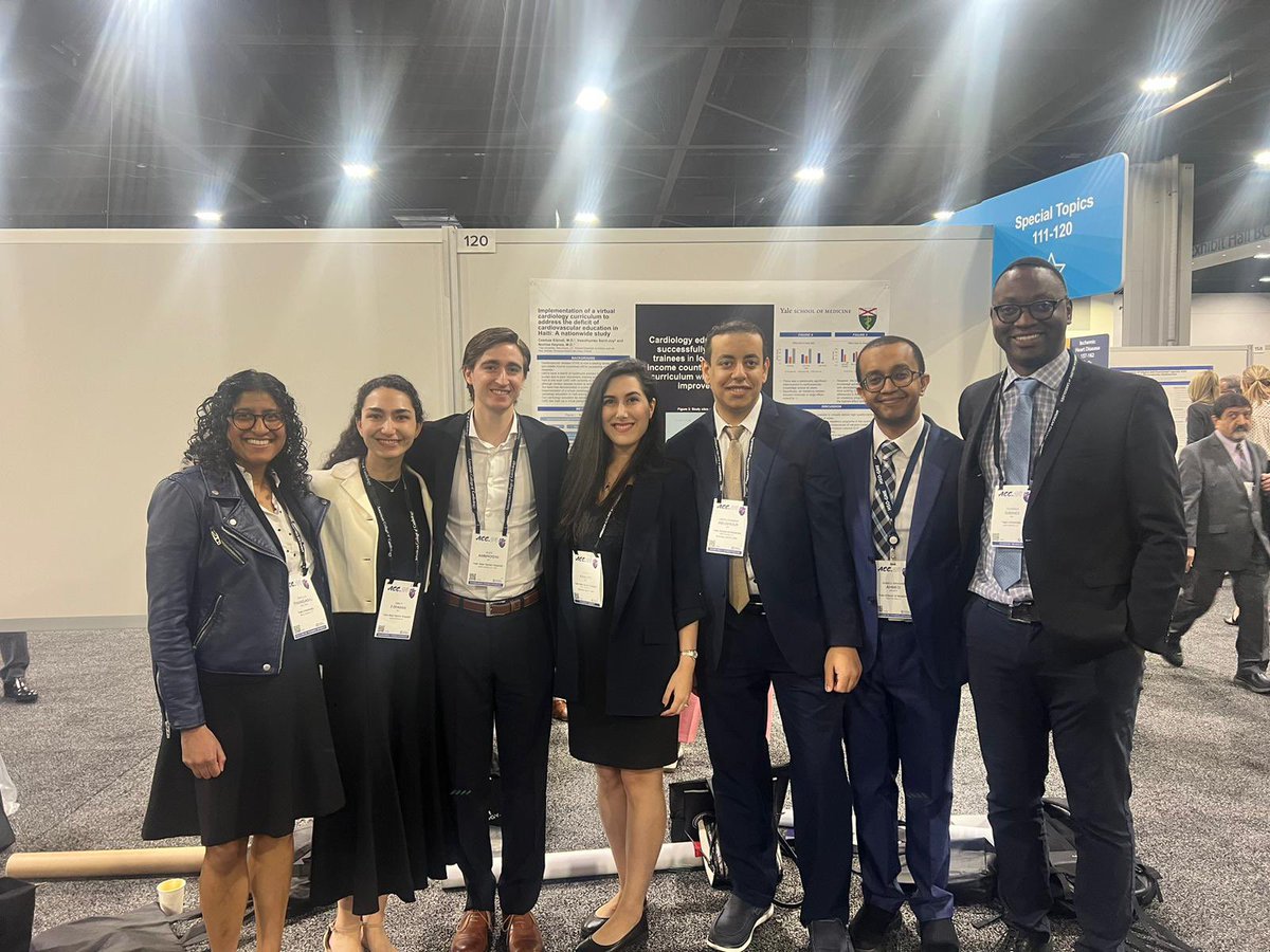 Abdelrahman Abushouk, MD (@abushoukmd) on Twitter photo Here are our <a href="/YaleIMed/">Yale Internal Medicine</a> residents having a blast and presenting great science at #ACC24.
<a href="/MarkDSiegel1/">Mark D. Siegel</a> <a href="/TradIMYale/">Yale IM Traditional Residency Program</a> Here are our <a href="/YaleIMed/">Yale Internal Medicine</a> residents having a blast and presenting great science at #ACC24.
<a href="/MarkDSiegel1/">Mark D. Siegel</a> <a href="/TradIMYale/">Yale IM Traditional Residency Program</a>