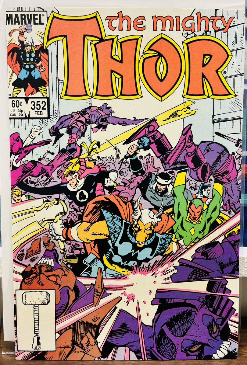 Thor #352 (1985) with Reed Richards aka Mr. Fantastic, Vision & Beta Ray Bill. @superdoug77 @Marvelman76 @OneBigMarvel @ClassicMarvel_ @Classiccomicpa1