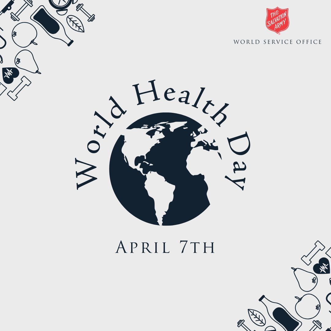saworldservice's tweet photo. #SAWSO works with local communities and partners through The Salvation Army's global reach to combat the spread of disease with information, clinical intervention, and spiritual counseling.
Learn more about our work: https://t.co/uXKD4ksIaQ
#WorldHealthDay https://t.co/O8N9Ub7BUj