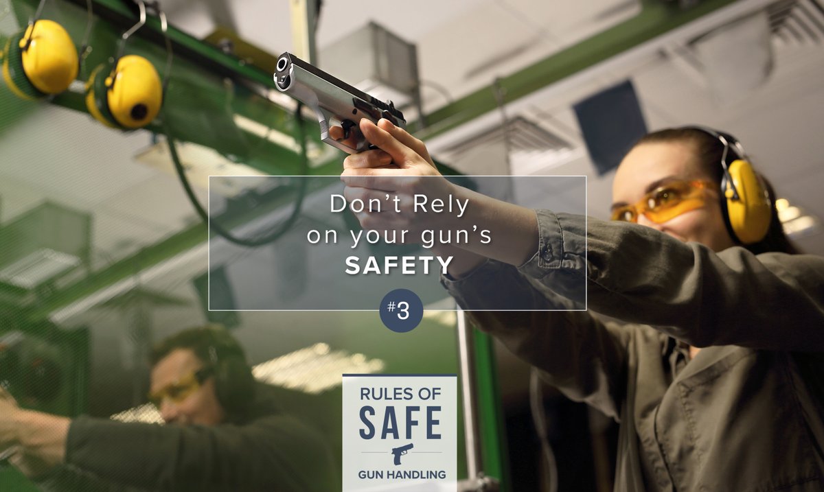 #SafetySunday: Everyone should know and practice the 10 Basic Rules of #FirearmSafety! Please share if you agree. Learn more: letsgoshooting.org/new-shooters/?….