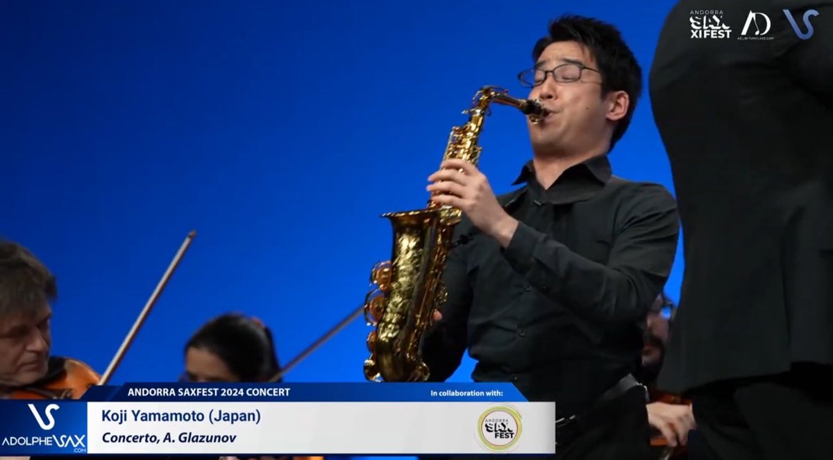kojikunsax's tweet photo. 第11回アンドラ国際サキソフォンコンクール、4位入賞いたしました。

何度も合わせをしていただいたピアニスト様、先生方、応援してくださった皆様に心より感謝申し上げます。

全てのラウンドを通して素晴らしい経験をさせていただきました。
さらに充実した音楽ができるよう、邁進していきます！ https://t.co/1OK3EEAGMo