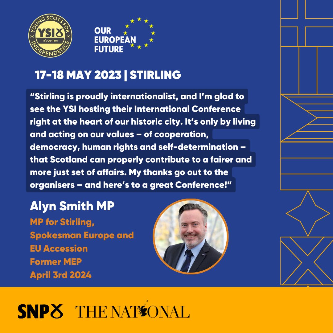 🏴󠁧󠁢󠁳󠁣󠁴󠁿🇪🇺 Stirling MP and former MEP @AlynSmith tells us why the #OurEuropeanFuture conference is key to building Scotland’s international relationships in order to build a better Scotland, and a better Europe. Read more at thenational.scot/news/24236030.…