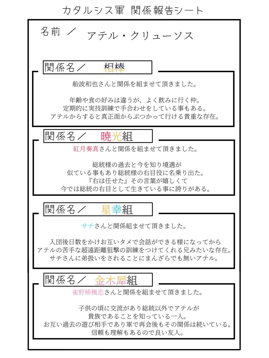 ateru_katharsis's tweet photo. 関係組んでくださった方ありがとうございます🙇 https://t.co/ay5xTUE11V