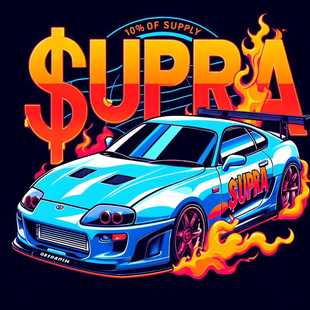 _jakepeach_'s tweet photo. @wallstreetbets GM! Got to get yourself a $SUPRA bag!

Deflationary car meme on #base. 

Already burnt over 10% of total supply! 

https://t.co/lPhmUjPTj6

CA
0x39417f515d58bac9d1fca44253c875a66767aefb https://t.co/DMFXExUXY0